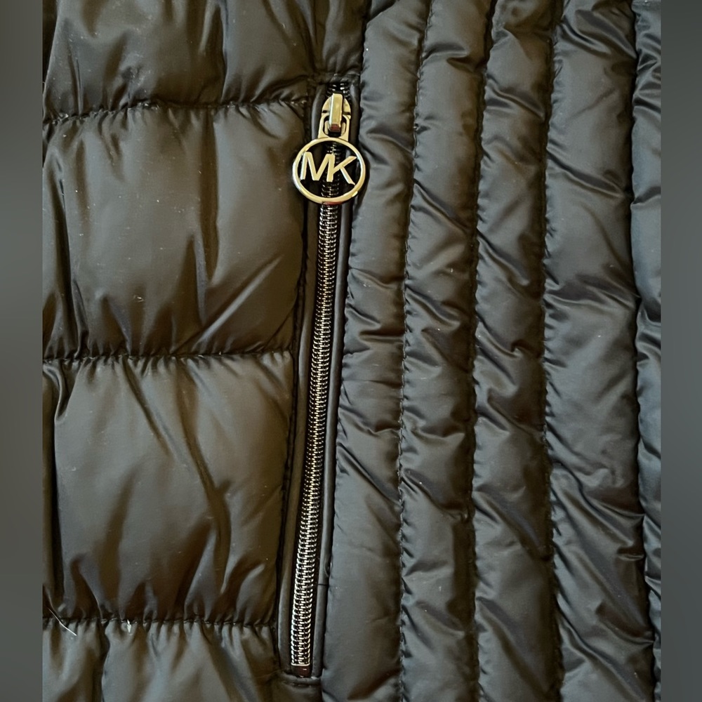 Michael Kors Packable Down Puffer Coat Black PXS - Picture 5 of 7